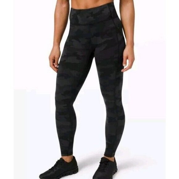 Lululemon Pants - Lululemon Women Invigorate High-Rise Tight Black Blue Size 6